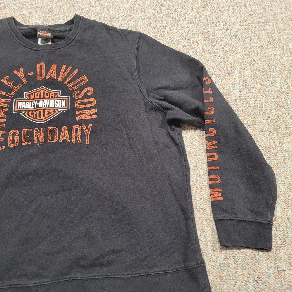 Harley Davidson Sweatshirt Mens 3XL Black Legendary Biker El Paso Texas Pullover